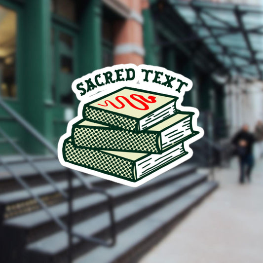 Sacred Text Sticker